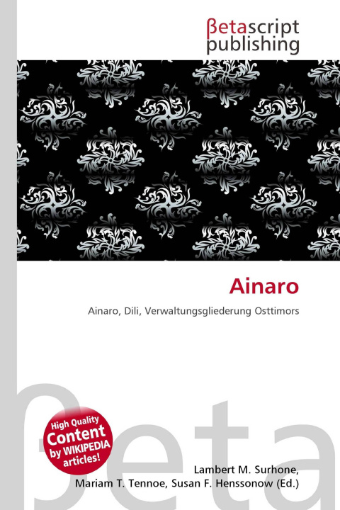 Kniha Ainaro Miriam T. Timpledon