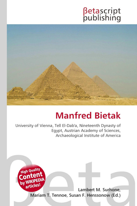 Kniha Manfred Bietak Mariam T. Tennoe