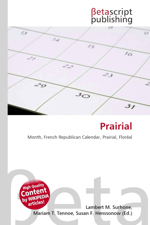 Kniha Prairial Miriam T. Timpledon