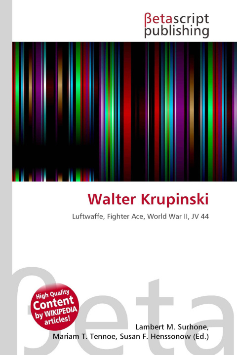 Kniha Walter Krupinski Miriam T. Timpledon
