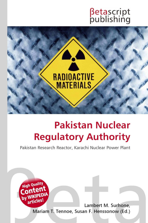 Kniha Pakistan Nuclear Regulatory Authority Miriam T. Timpledon