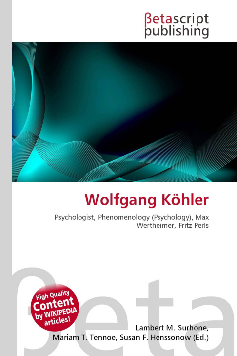 Kniha Wolfgang Köhler Miriam T. Timpledon