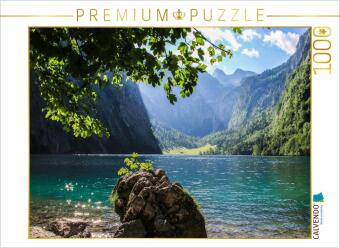 Hra/Hračka CALVENDO Puzzle Blick über den Obersee | 1000 Teile Lege-Größe 64x48cm Foto-Puzzle für glückliche Stunden Calvendo