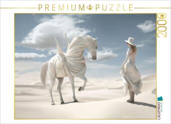 Hra/Hračka CALVENDO Puzzle Surrealismus trifft Pferdefans | 2000 Teile Lege-Größe 90x67cm Foto-Puzzle für glückliche Stunden Calvendo