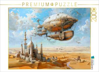 Hra/Hračka CALVENDO Puzzle Steampunk-Luftschiffe | 2000 Teile Lege-Größe 90x67cm Foto-Puzzle für glückliche Stunden Calvendo