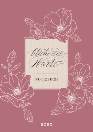 Kniha Blühende Worte - Notizbuch 
