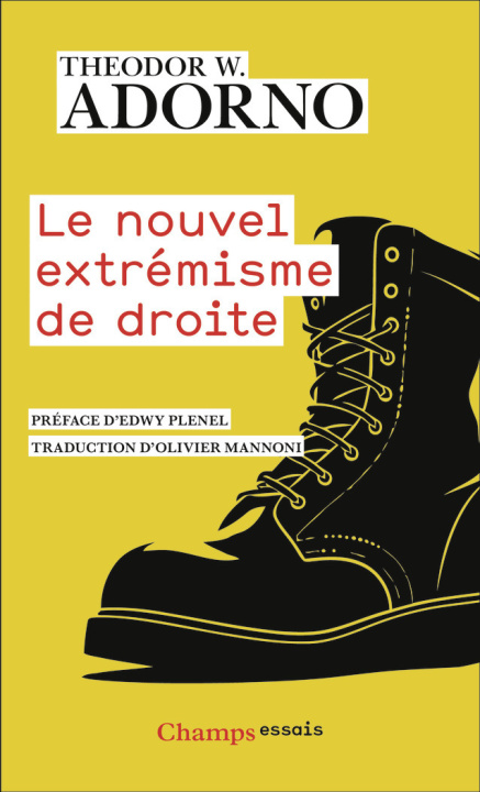 Livro Le nouvel extrémisme de droite Adorno