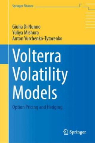 Kniha Volterra Volatility Models Giulia Di Nunno