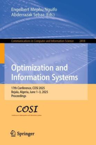 Kniha Optimization and Information Systems Engelbert Mephu Nguifo