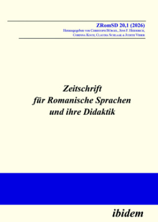 Libro Zeitschrift fÃ¼r Romanische Sprachen und ihre Didaktik Christoph BÃ¼rgel