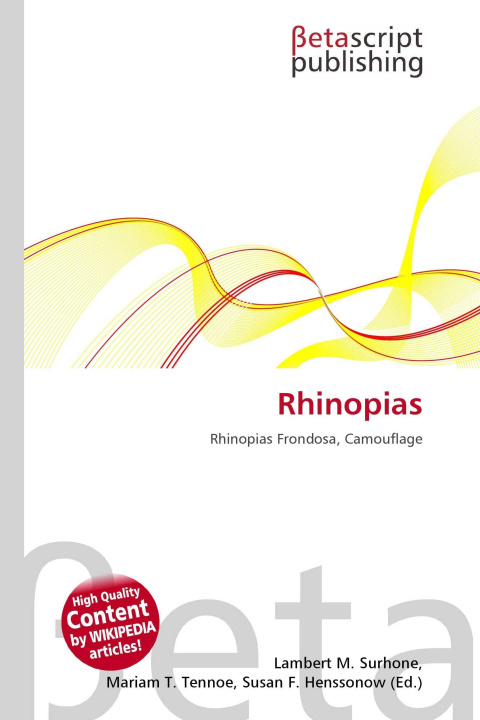 Kniha Rhinopias Mariam T. Tennoe