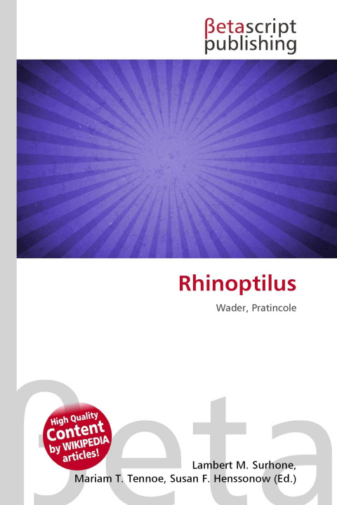 Kniha Rhinoptilus Miriam T. Timpledon