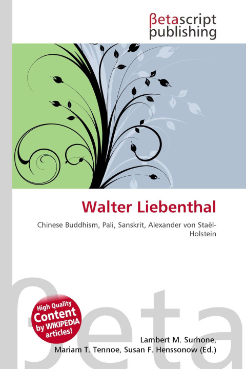 Kniha Walter Liebenthal Miriam T. Timpledon