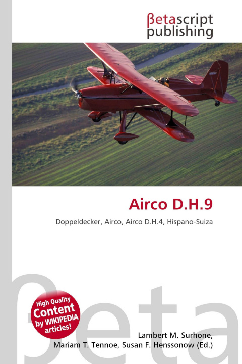 Kniha Airco D.H.9 Mariam T. Tennoe