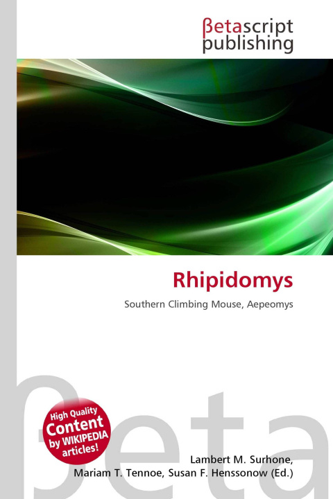 Kniha Rhipidomys Mariam T. Tennoe