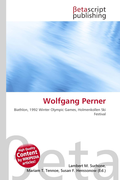 Kniha Wolfgang Perner Miriam T. Timpledon