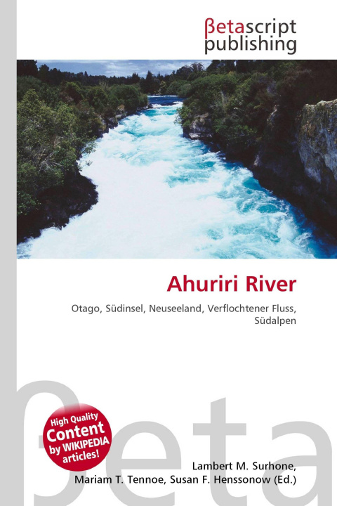 Kniha Ahuriri River Mariam T. Tennoe