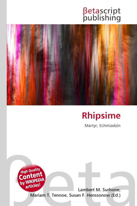 Kniha Rhipsime Miriam T. Timpledon