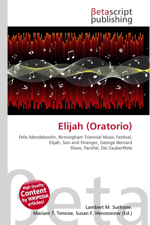 Kniha Elijah (Oratorio) Miriam T. Timpledon