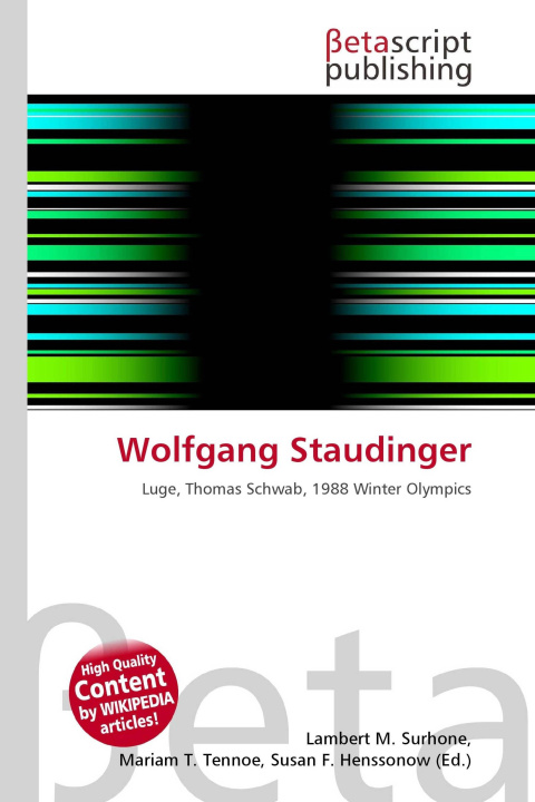 Knjiga Wolfgang Staudinger Miriam T. Timpledon