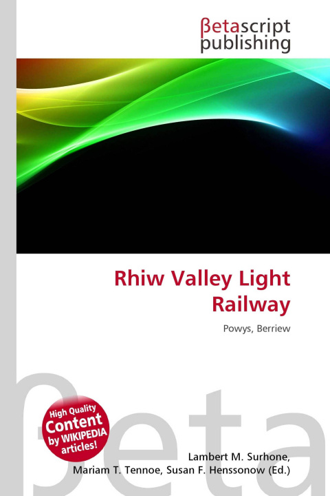 Kniha Rhiw Valley Light Railway Miriam T. Timpledon