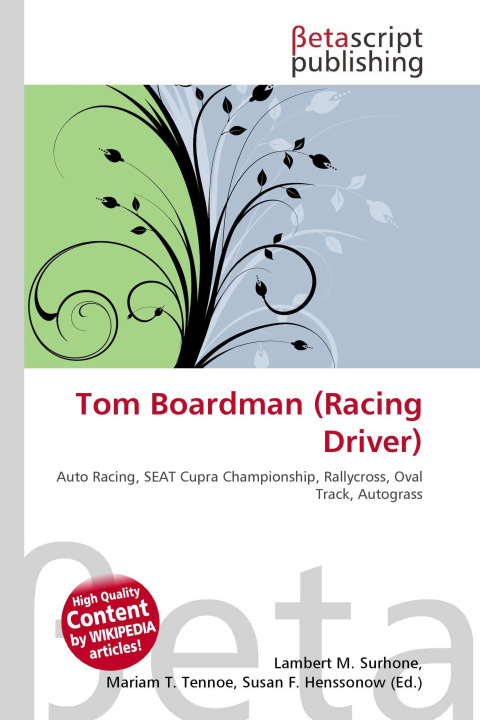 Kniha Tom Boardman (Racing Driver) Miriam T. Timpledon