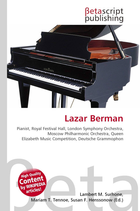 Knjiga Lazar Berman Miriam T. Timpledon