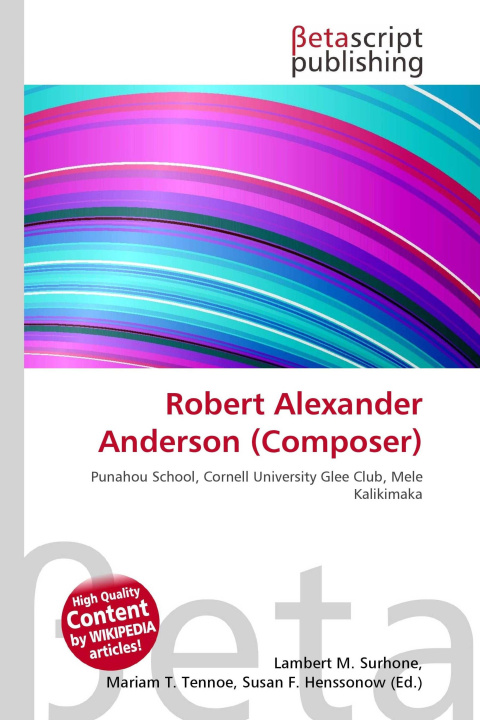 Kniha Robert Alexander Anderson (Composer) Mariam T. Tennoe