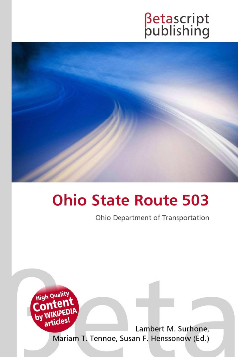 Kniha Ohio State Route 503 Miriam T. Timpledon
