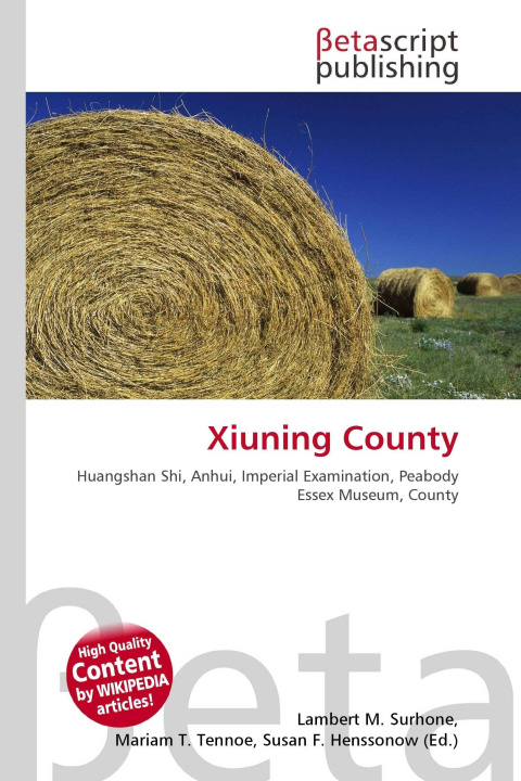 Könyv Xiuning County Miriam T. Timpledon