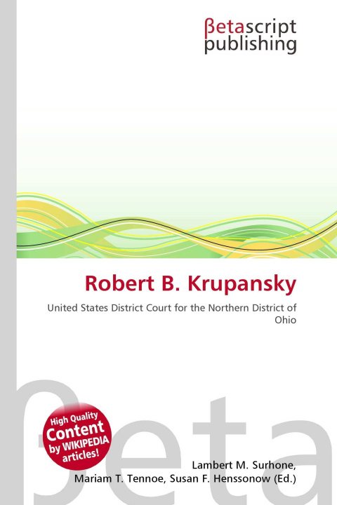 Kniha Robert B. Krupansky Miriam T. Timpledon