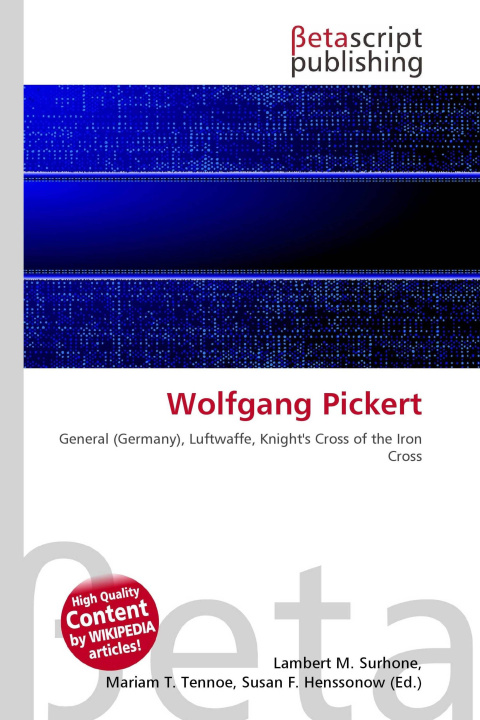 Kniha Wolfgang Pickert Miriam T. Timpledon