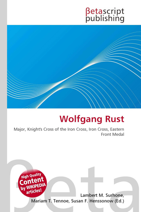 Kniha Wolfgang Rust Miriam T. Timpledon