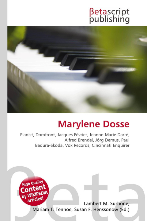 Kniha Marylene Dosse Miriam T. Timpledon