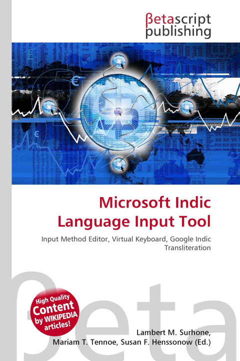 Kniha Microsoft Indic Language Input Tool Miriam T. Timpledon