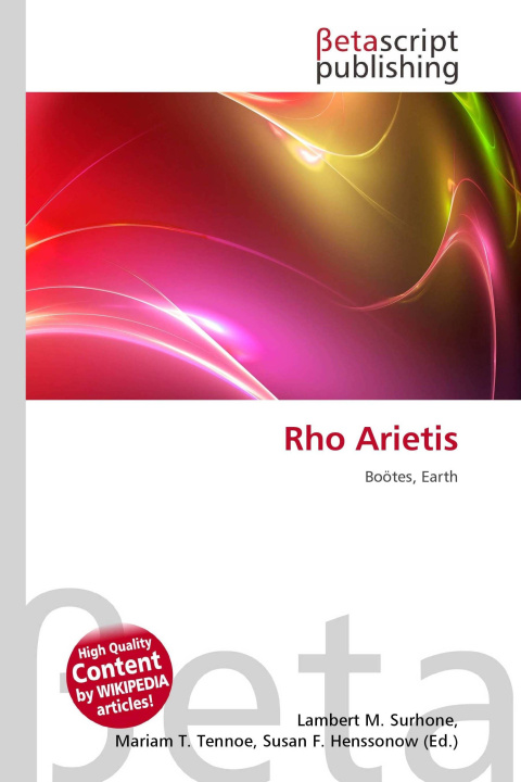Kniha Rho Arietis Mariam T. Tennoe