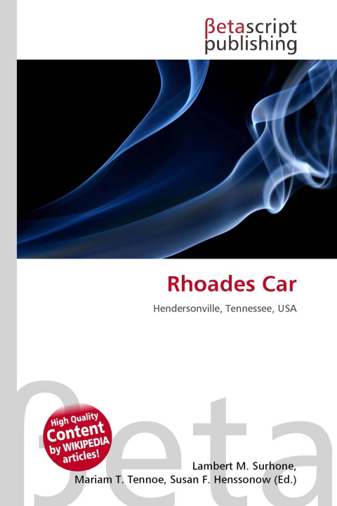 Kniha Rhoades Car Mariam T. Tennoe