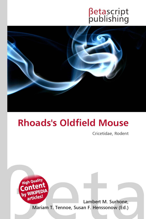 Kniha Rhoads's Oldfield Mouse Miriam T. Timpledon