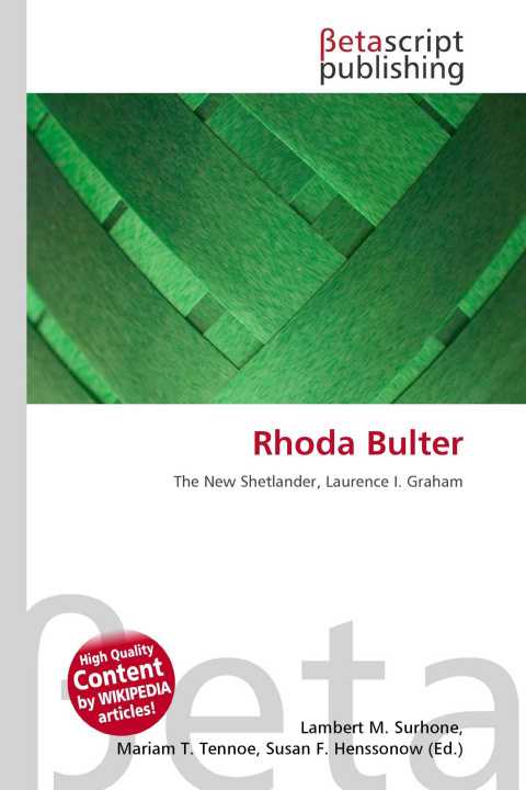 Kniha Rhoda Bulter Miriam T. Timpledon