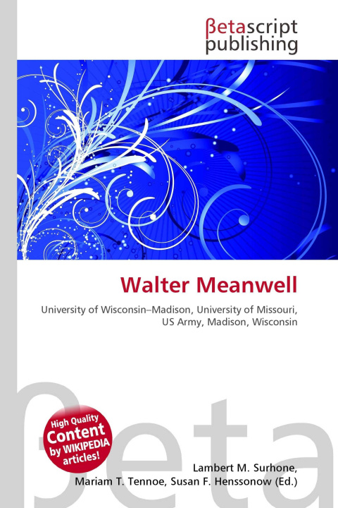 Kniha Walter Meanwell Miriam T. Timpledon