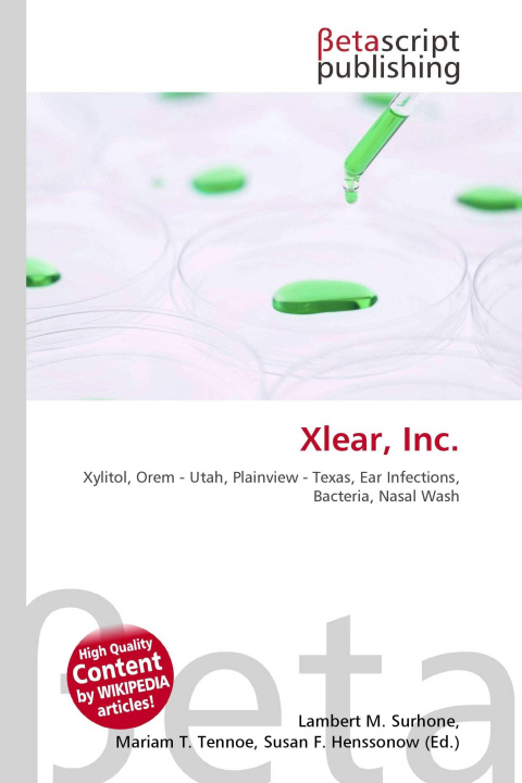 Könyv Xlear, Inc. Miriam T. Timpledon