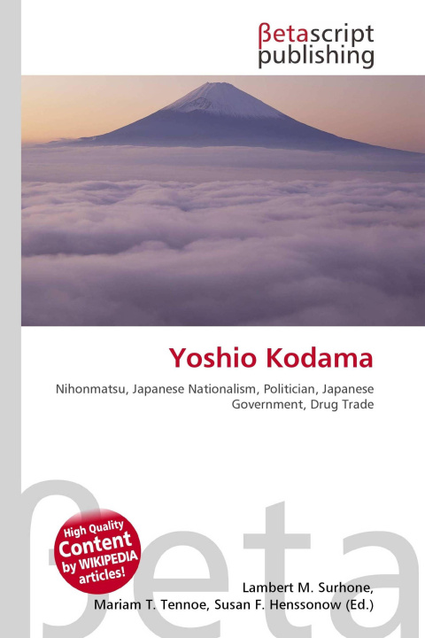 Kniha Yoshio Kodama Miriam T. Timpledon