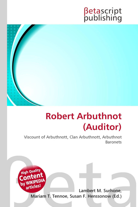 Kniha Robert Arbuthnot (Auditor) Miriam T. Timpledon