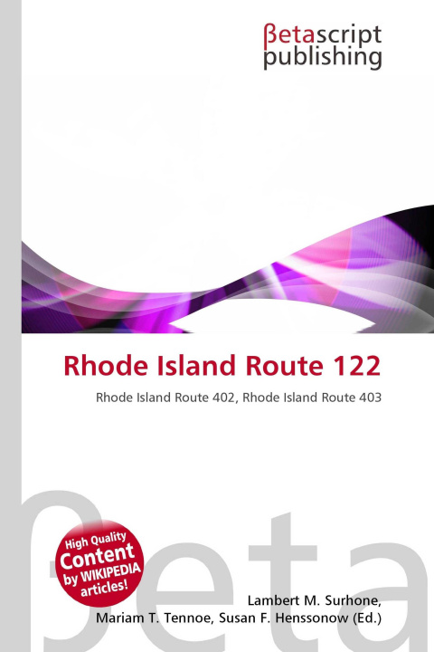 Kniha Rhode Island Route 122 Mariam T. Tennoe