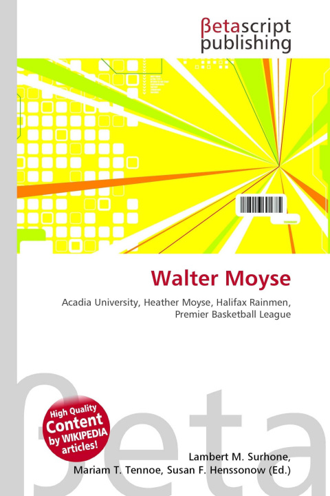 Kniha Walter Moyse Mariam T. Tennoe