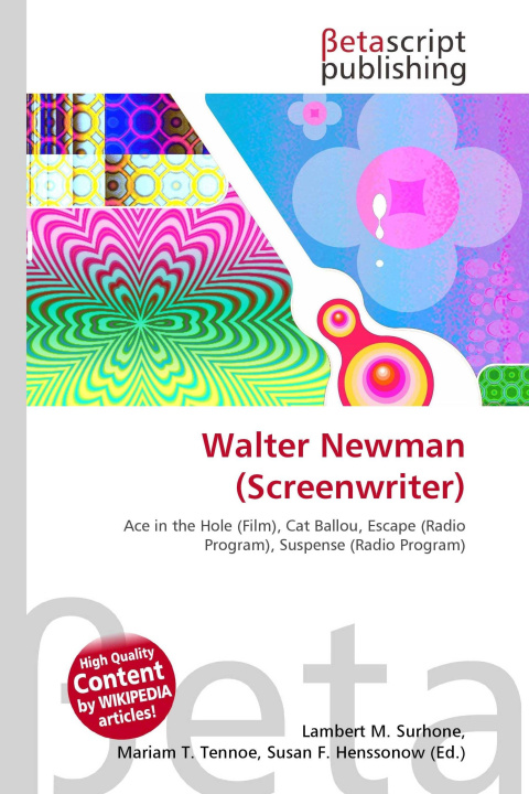 Kniha Walter Newman (Screenwriter) Mariam T. Tennoe
