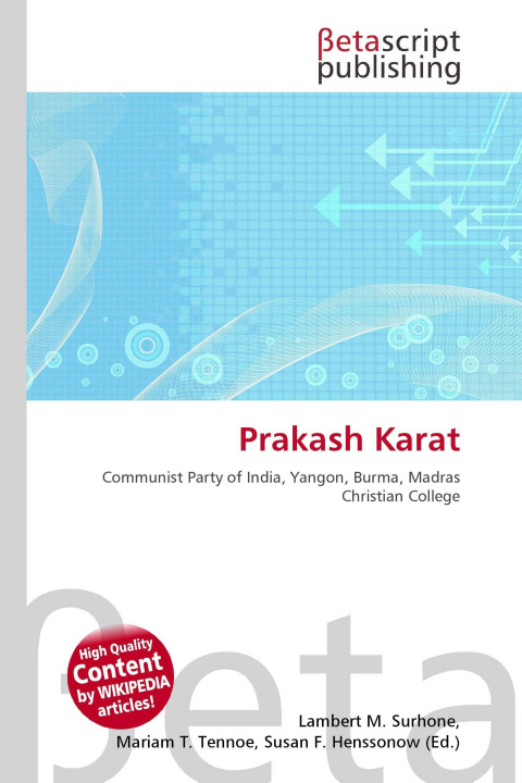 Kniha Prakash Karat Mariam T. Tennoe