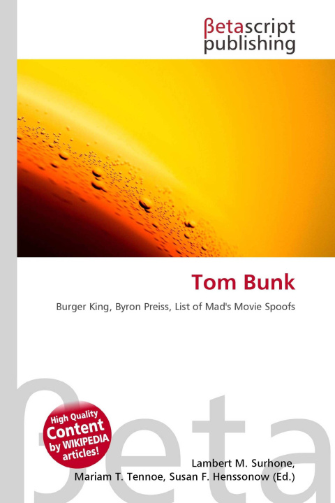 Kniha Tom Bunk Mariam T. Tennoe