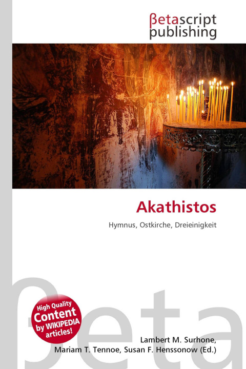 Kniha Akathistos Mariam T. Tennoe