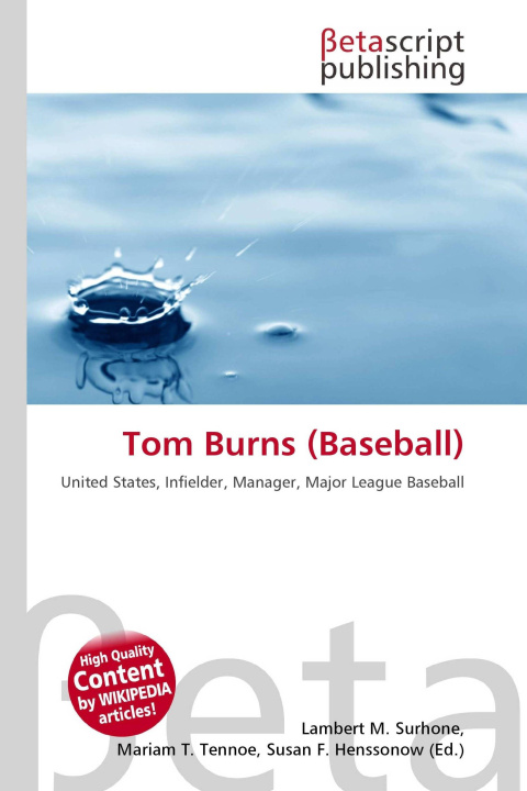 Kniha Tom Burns (Baseball) Mariam T. Tennoe